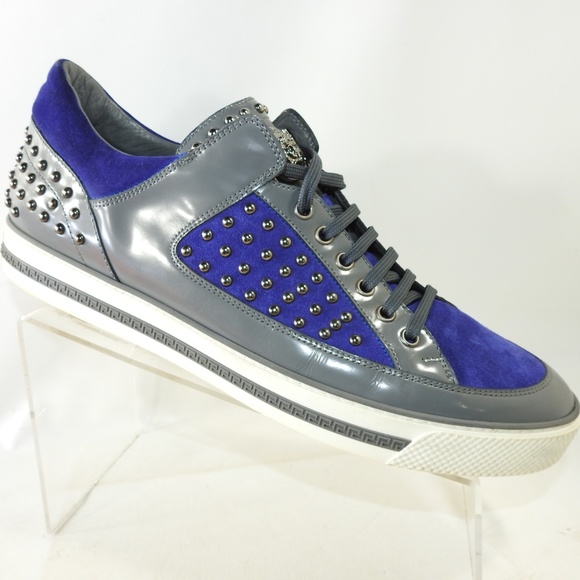 Versace Other - Versace Medusa Sz 12 Blue Gray Sneaker Mens L3D25